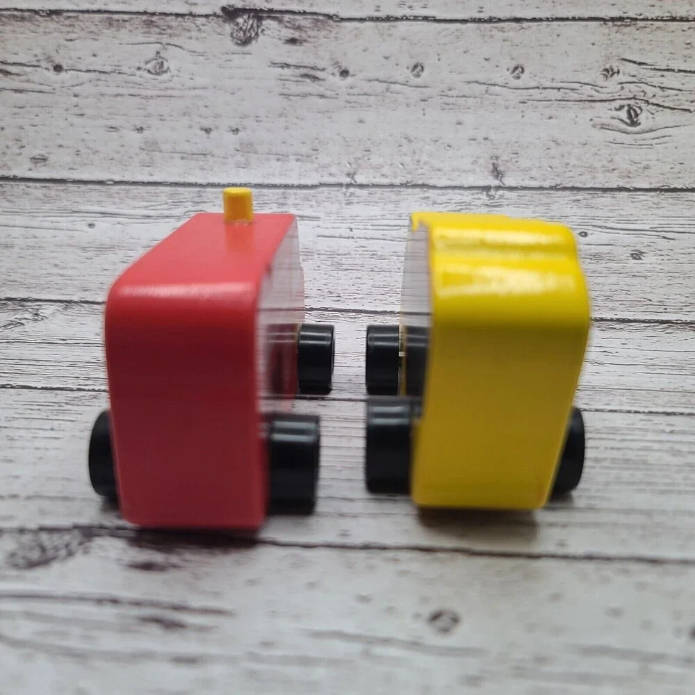 Wooden Toy Dump Truck Fire Truck Ankyo Toys Vehicles Lot of 2